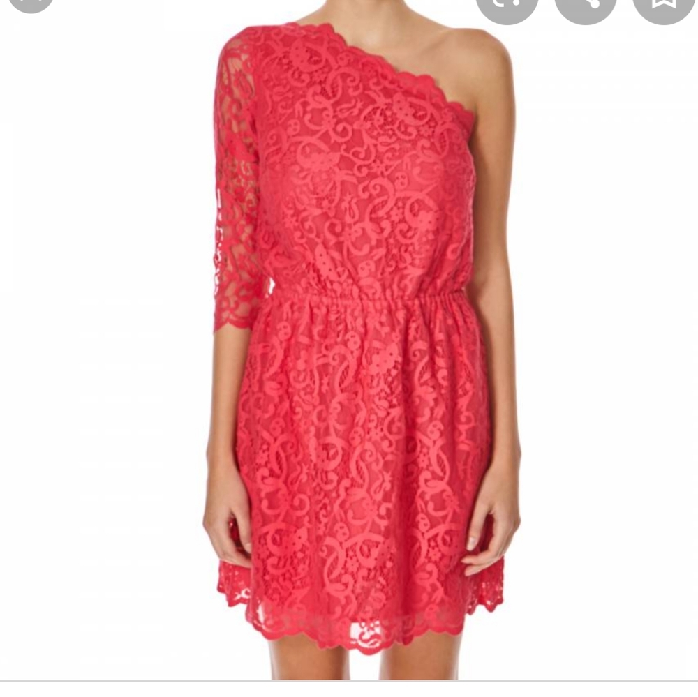 Juicy Black Label One Shoulder Lace Dress